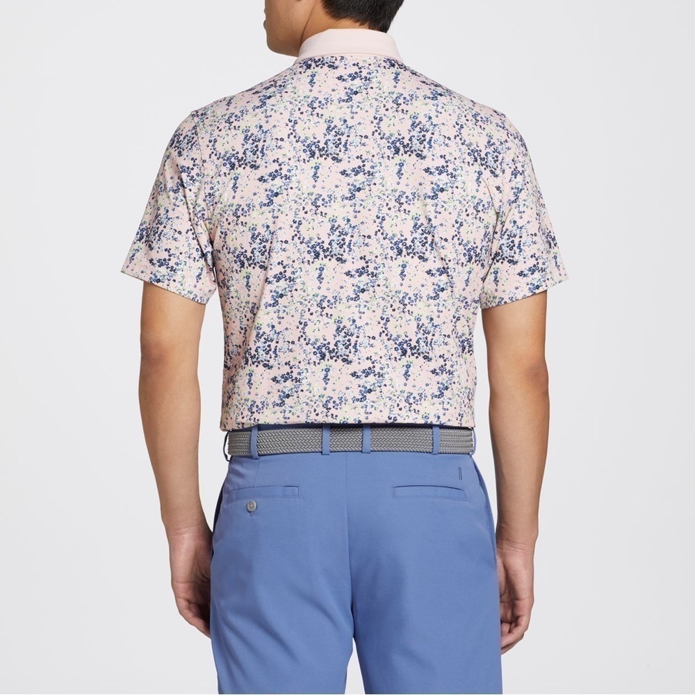 Walter Hagen Men's Performance 11 Garden Party Printed Short Sleeve Golf Polo - Picture 4 of 8